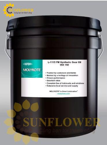 MOLYKOTE L-1115FM Synthetic Gear Oil – ISO 150 – Dầu bánh răng tổng hợp