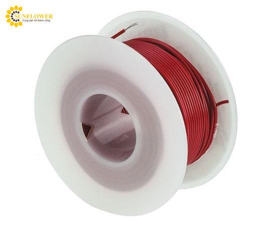 Cáp PVC đỏ 30m 24AWG Alpha Wire 3250 RD00