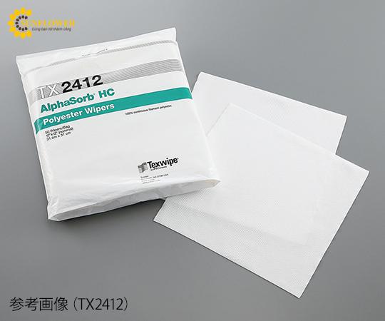 Gạt phòng sạch Alphasorb (Polyester 100%, ISO Class 4～8, 1 pack (50pcs/bag x 2 bags) TexWipe TX2412