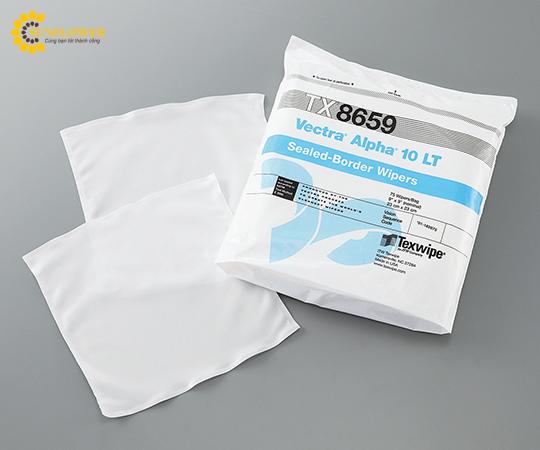 Gạt phòng sạch Vectro Alpha (Polyester 100%, ISO Class 1～6, 1 pack (75 pcs/bag x 2 bags) TexWipe TX8659